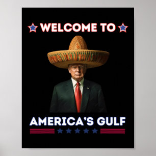Trump Amerikas Bukt Mexikos president Trump Funny Poster