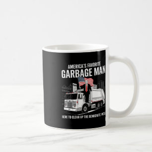 Trump Amerikas Favorit Soptrubbförare Skräpbil P Kaffemugg