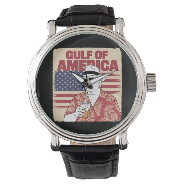 Trump Amerikas Mexikanska Golf President Trump  Armbandsur (Framsida)
