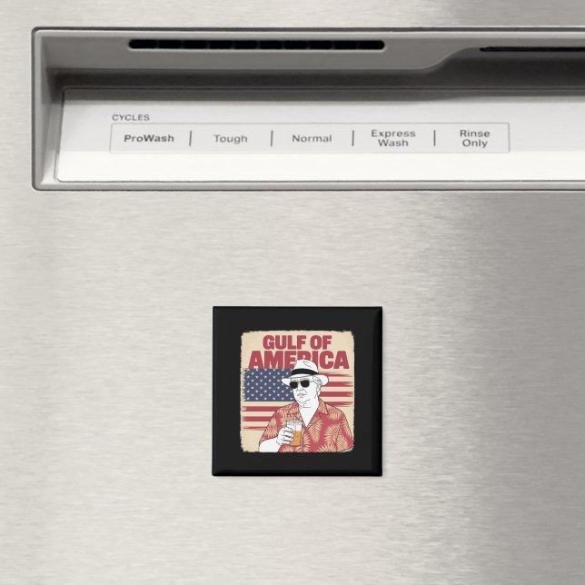 Trump Amerikas Mexikanska Golf President Trump  Magnet (In Situ (Dishwasher))