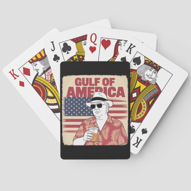 Trump Amerikas president i Bukt Mexiko Trump Casinokort (Baksidan)