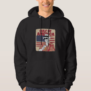 Trump Amerikas president i Bukt Mexiko Trump Hoodie