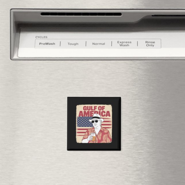 Trump Amerikas president i Bukt Mexiko Trump Magnet (In Situ (Dishwasher))