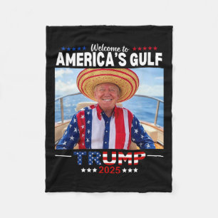 Trump Amerikas president Trump Somber, Mexiko Bukt Fleecefilt