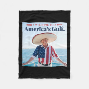 Trump Amerikas president Trump Somber, Mexiko Bukt Fleecefilt