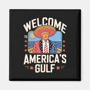 Trump Amerikas president Trump Somber, Mexiko Bukt Magnet