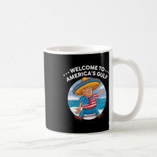 Trump Amerikas välkomstpris Bukt Mexikos president Kaffemugg