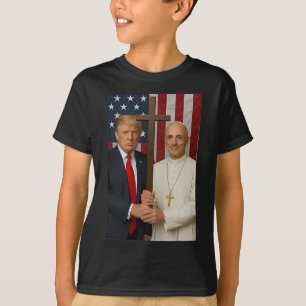 Trump and Pope Shirt - Pope Leo Xiv Välsigna dig A T
