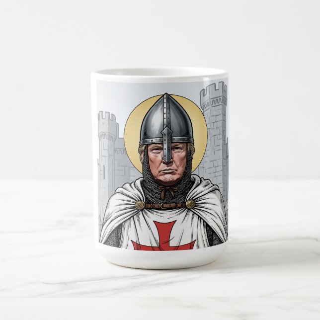 Trump and the Knights Templar Kaffemugg (Center)