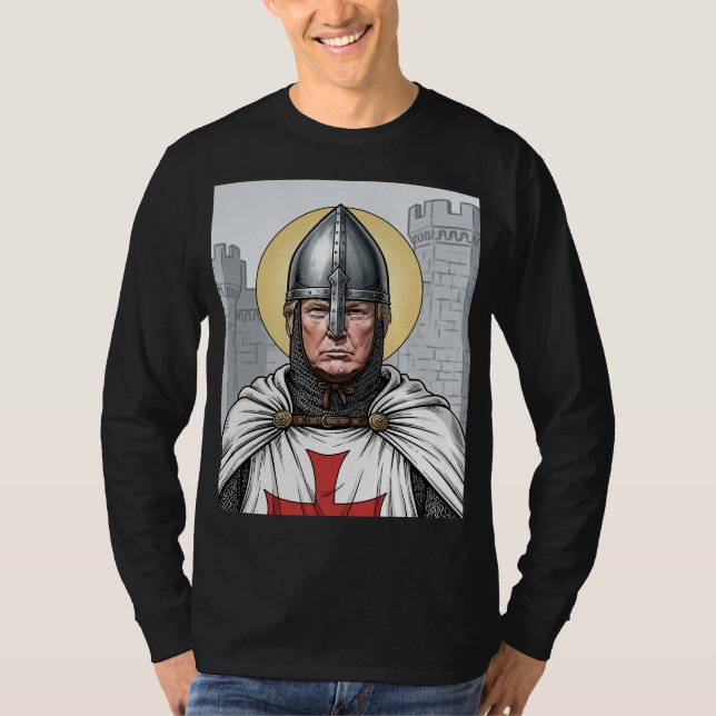 Trump and the Knights Templar T Shirt (Framsida)