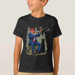 Trump andjakt Donald Trump gammaldags kamouflage T Shirt