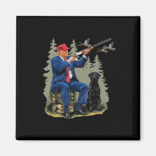 Trump Anka Hunting Donald Trump Old school Camoufl Magnet