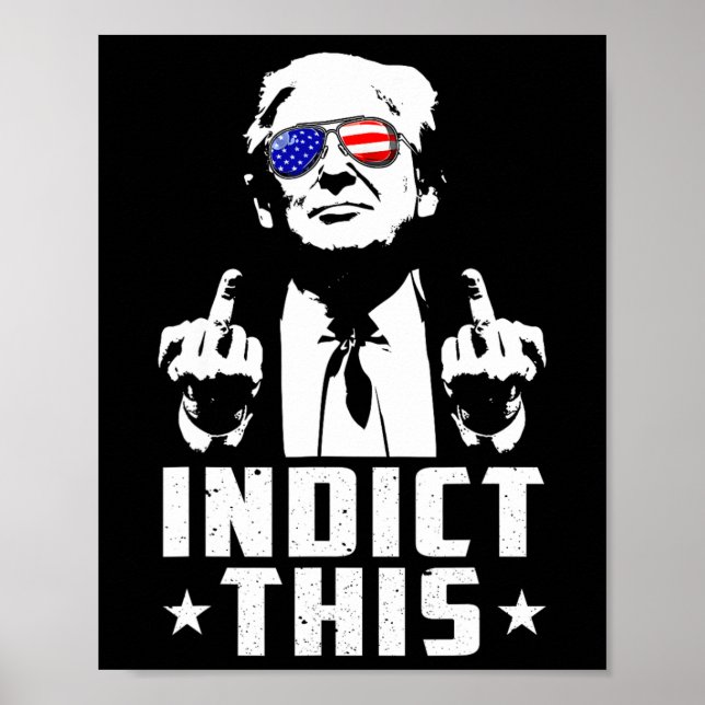 Trump Anklagelse Denna Politiska Arrestering För R Poster (Framsidan)
