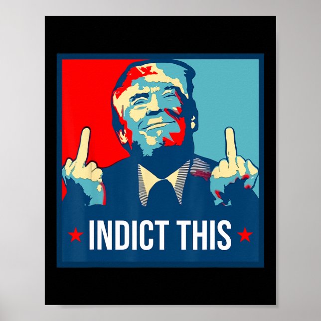 Trump Anklagelse Denna Politiska Arrestering För R Poster (Framsidan)