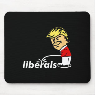 Trump Anti Liberal Donald Trump Pissing på Liberal Musmatta