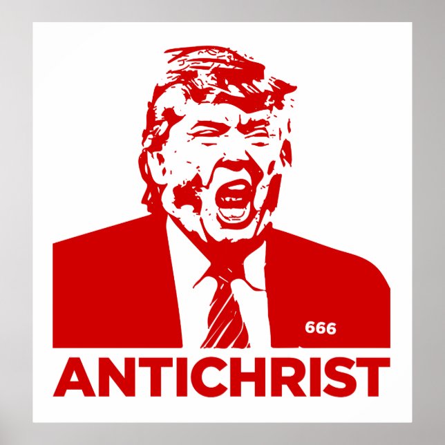 TRUMP ANTICHRIST Poster 2017 (Framsidan)