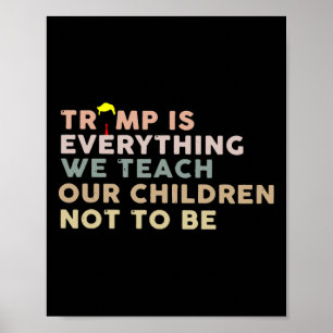 Trump är allt vi lär våra barn att inte vara poster