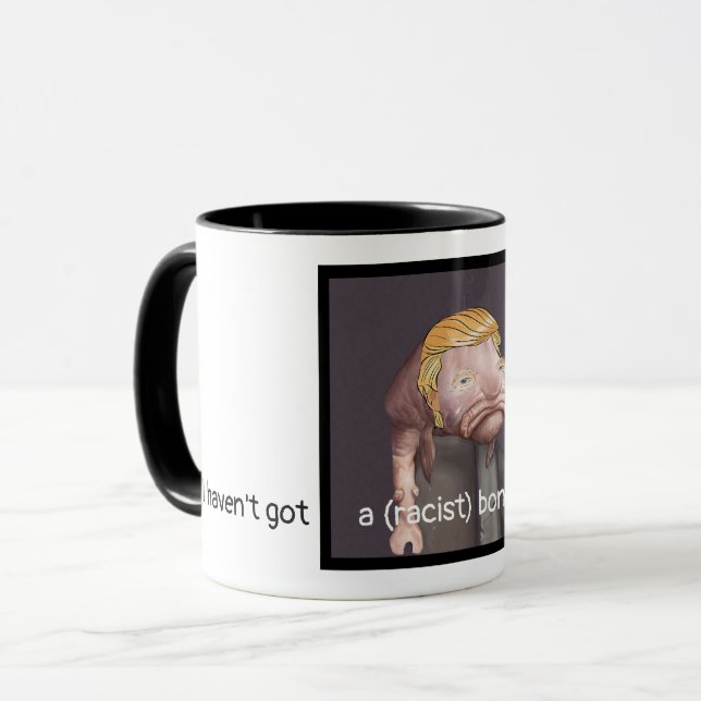 Trump är benfritt mugg (Framsida vänster)