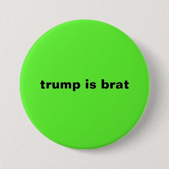 trump är brant knapp (Framsida)