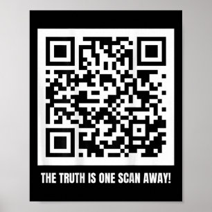Trump är din ordförande - Qr Trump Code Poster