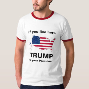 Trump är din president! t shirt