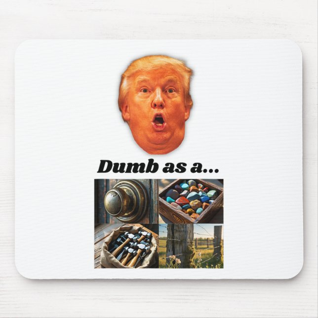 Trump är dum som en...  musmatta (Framsidan)