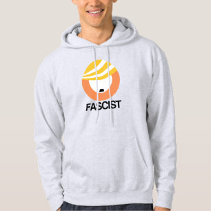 Trump är en fascist hoodie