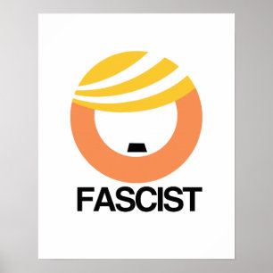 Trump är en fascist poster