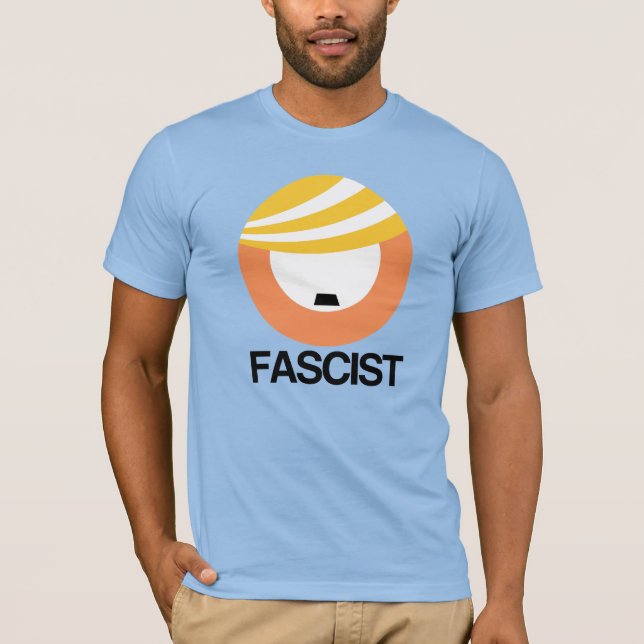 Trump är en fascist t shirt (Framsida)