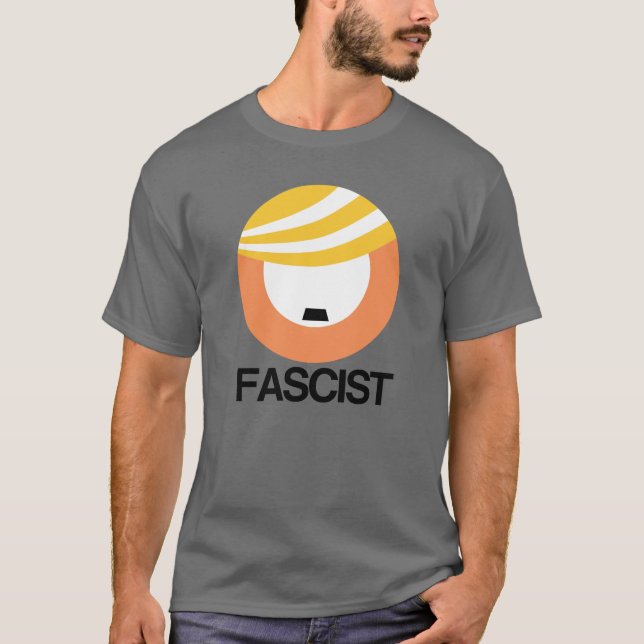 Trump är en fascist t shirt (Framsida)