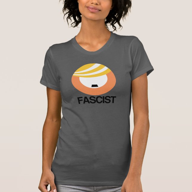 Trump är en fascist t shirt (Framsida)