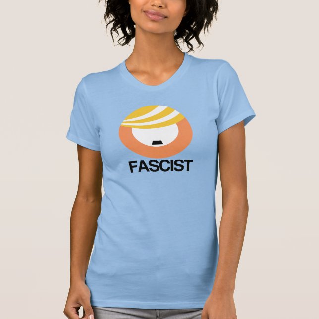 Trump är en fascist t shirt (Framsida)