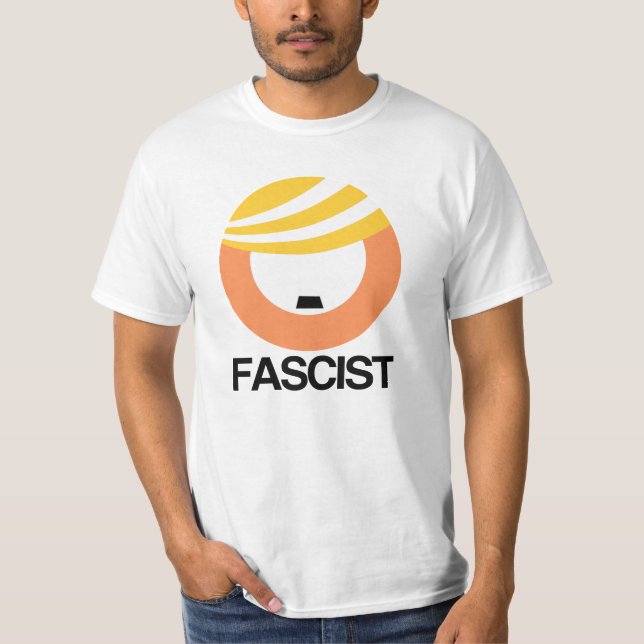 Trump är en fascist t shirt (Framsida)