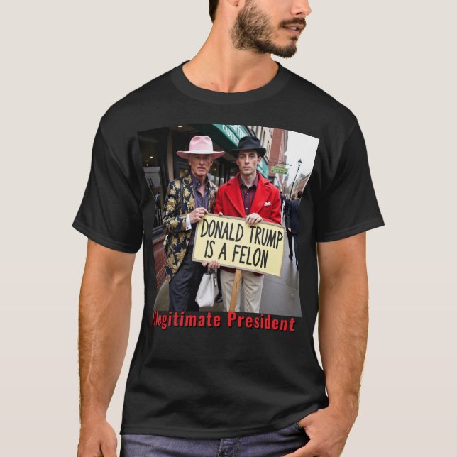 Trump är en felon Impeach Trump T Shirt (Framsida)