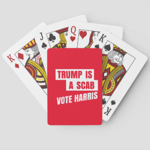 Trump är en Scab Trump's a Scab Casinokort
