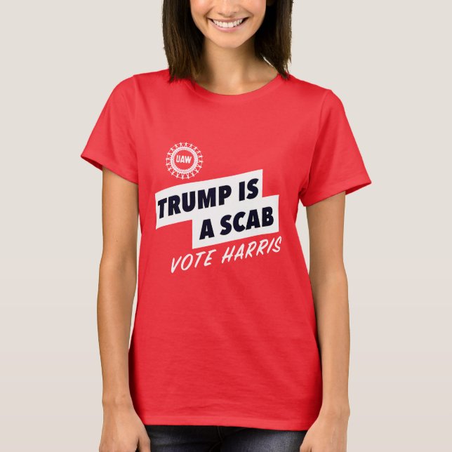 trump är en skjorta t shirt (Framsida)