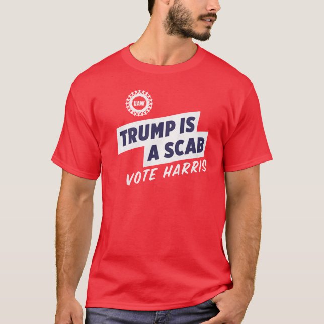 trump är en skorpa t shirt (Framsida)