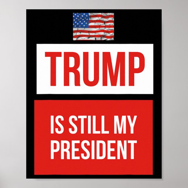 Trump är fortfarande min president poster (Framsidan)