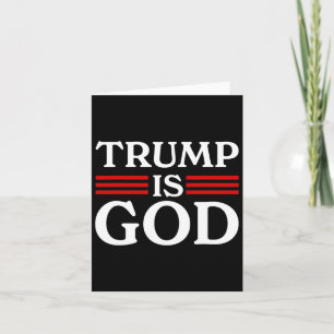 Trump är Guds underliga trump är Gud 2 Kort