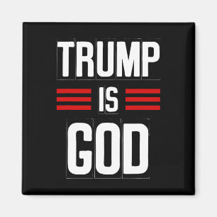 Trump är Guds underliga trump är Gud 2 Magnet