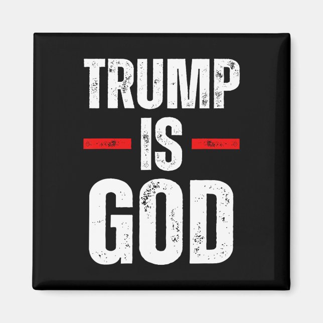 Trump är Guds underliga trump Magnet (Framsidan)