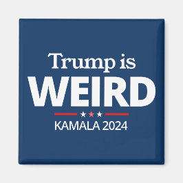 Trump är Konstig, Funny Anti-Trump, 2024 Kamala Magnet