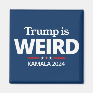 Trump är Konstig, Funny Anti-Trump, 2024 Kamala Magnet