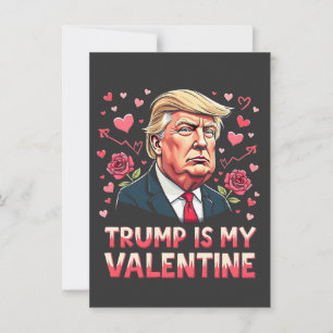 Trump är min Alla hjärtans dag Maga invigningdag 2 Inbjudningar
