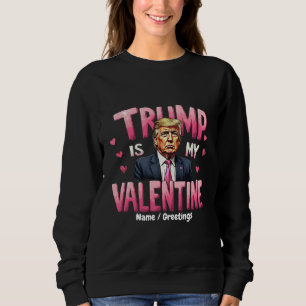 Trump Är Min Alla Hjärtans Dag Rolig Retro Alla Hj T Shirt