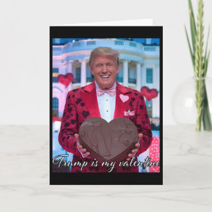 Trump Är Min Alla Hjärtans Dag Roliga Hjärtan 14 F Kort