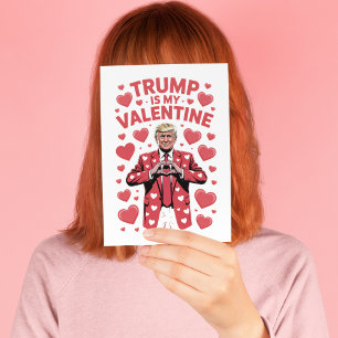 Trump Är Min Älskling Politisk Humorkort Kort