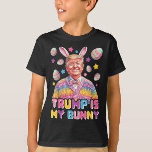 Trump är min Bunny - Lustigt Trump Bunny Öron T Shirt