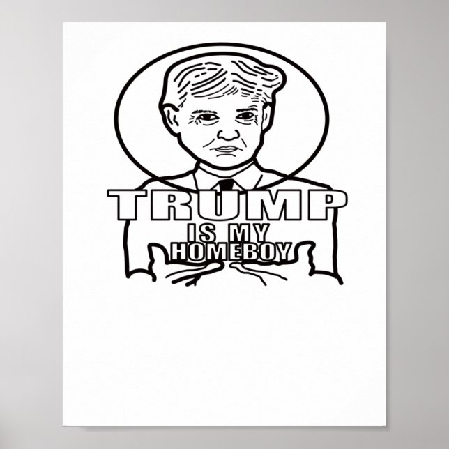 Trump är min hempojke. poster (Framsidan)