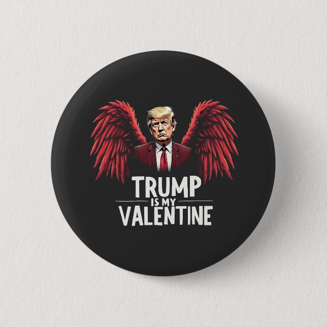 Trump är min hjärtans invigningsdag Maga Knapp (Framsida)